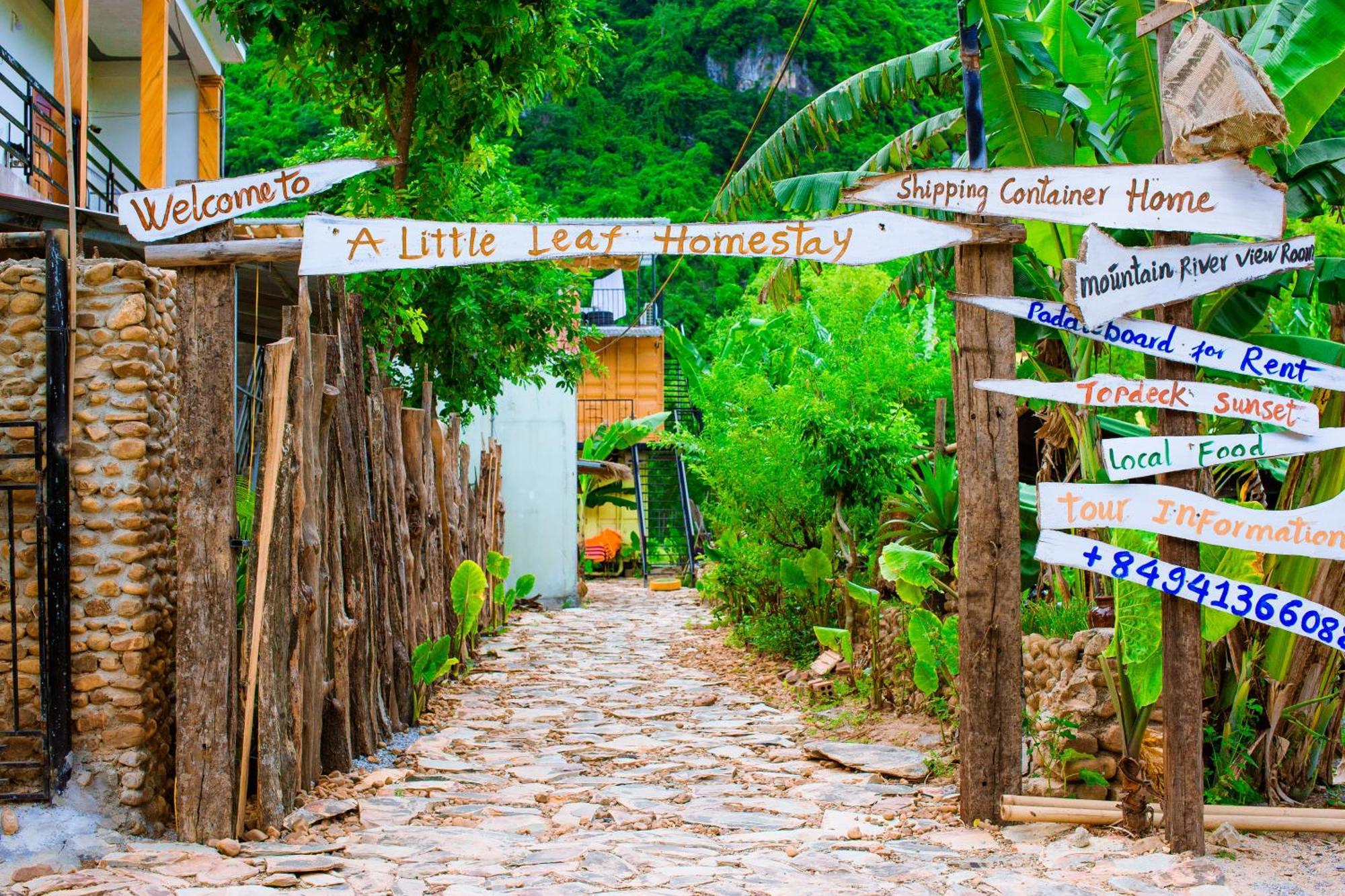 Phong Nha A Little Leaf Homestay Exterior photo